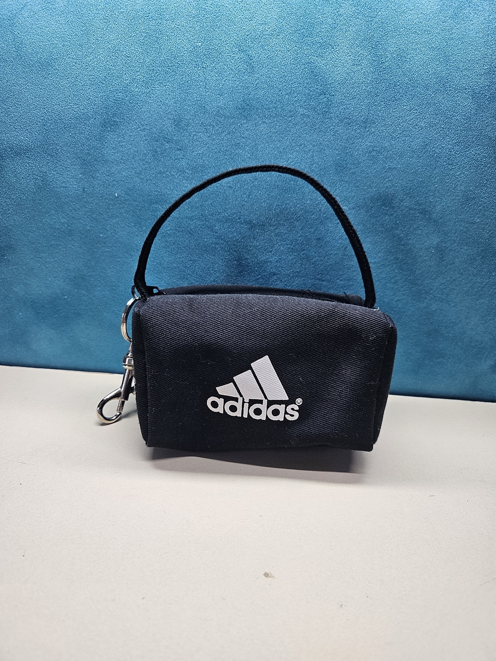 adidas Black Mini Handle Bag with Logo
